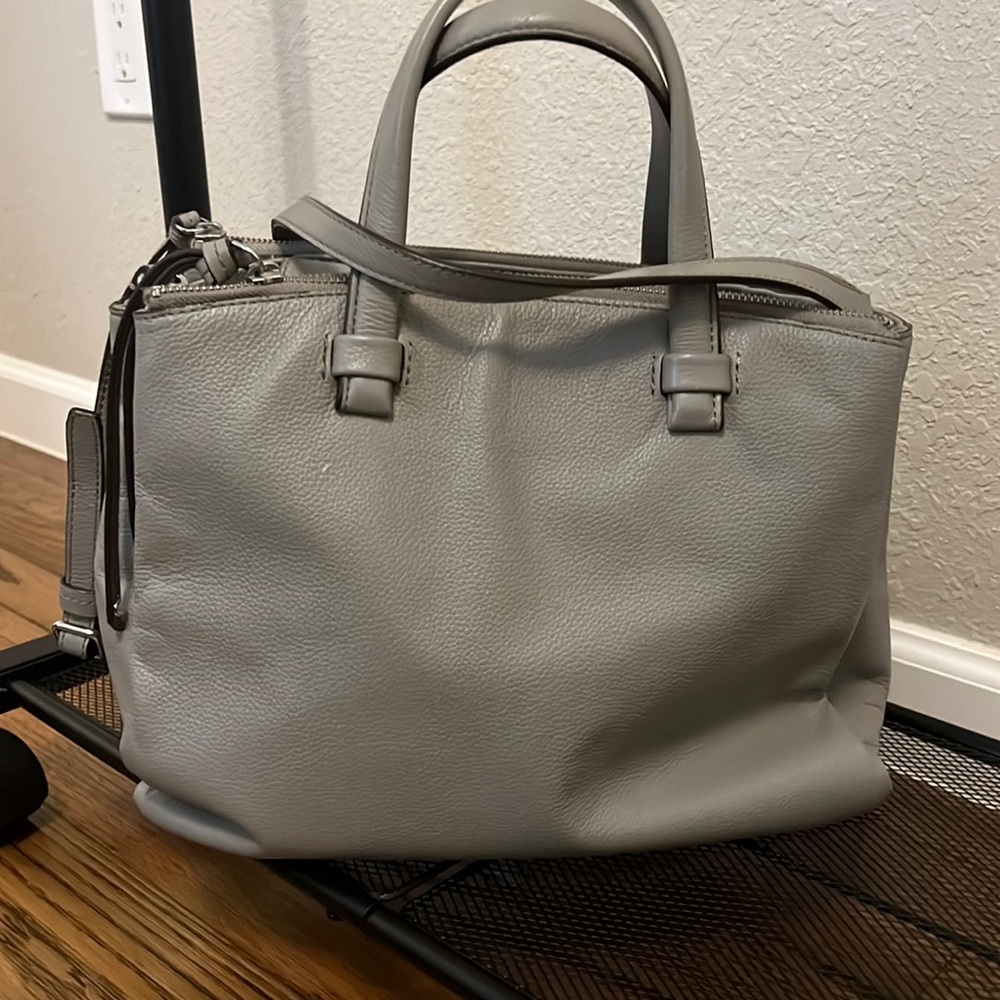 Banana Republic Leather Grey Bag